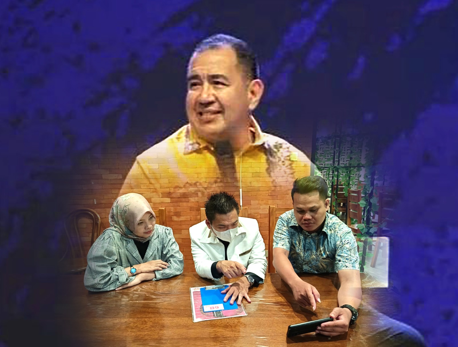 Mengawal Proses Mediasi Pdt. Gilbert Lumoindong, Kuasa Penggugat, Dr. ANDRY CHRISTIAN, S.H., S.Kom, M.Th, C.Md, CLA menyerahkan Resume/Perdamaian
