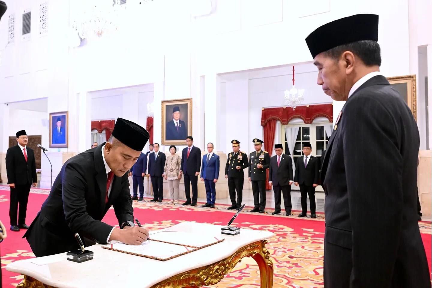 Presiden Joko Widodo melantik Aida Suwandi Budiman sebagai Anggota Dewan Komisioner Lembaga Penjamin Simpanan (LPS)